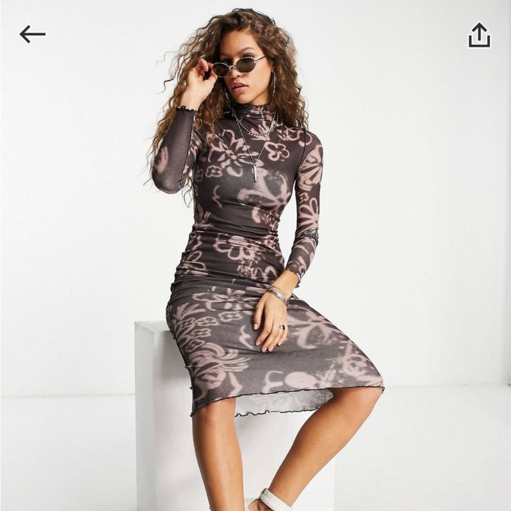 Topshop midi dress